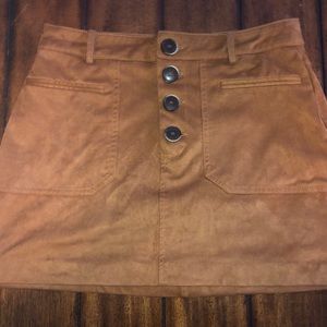 Zara suede skirt